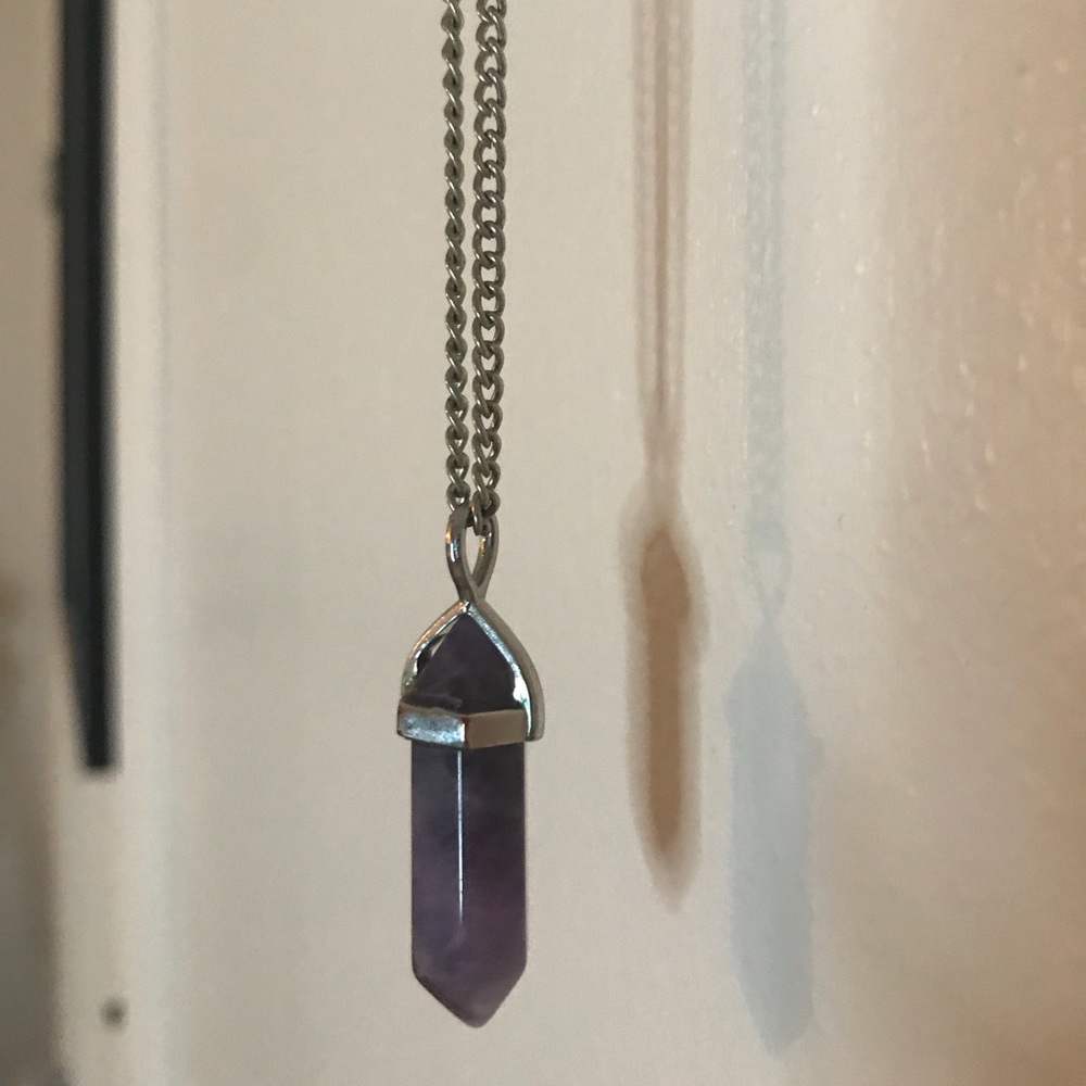 Purple Crystal Necklace